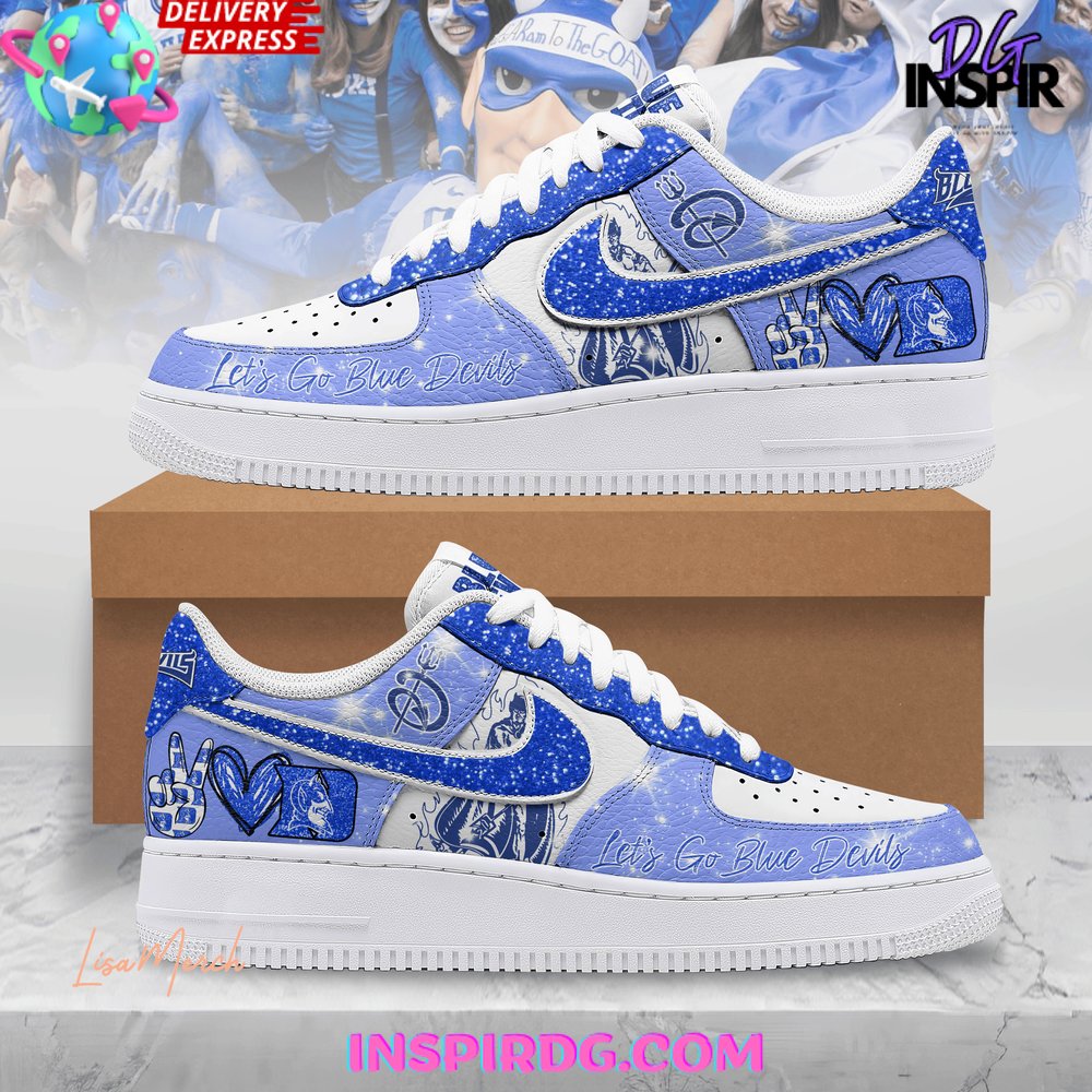 Ideafootwear Duke Blue Devils Air Low-Top Sneakers Shoes For Men And Women 6