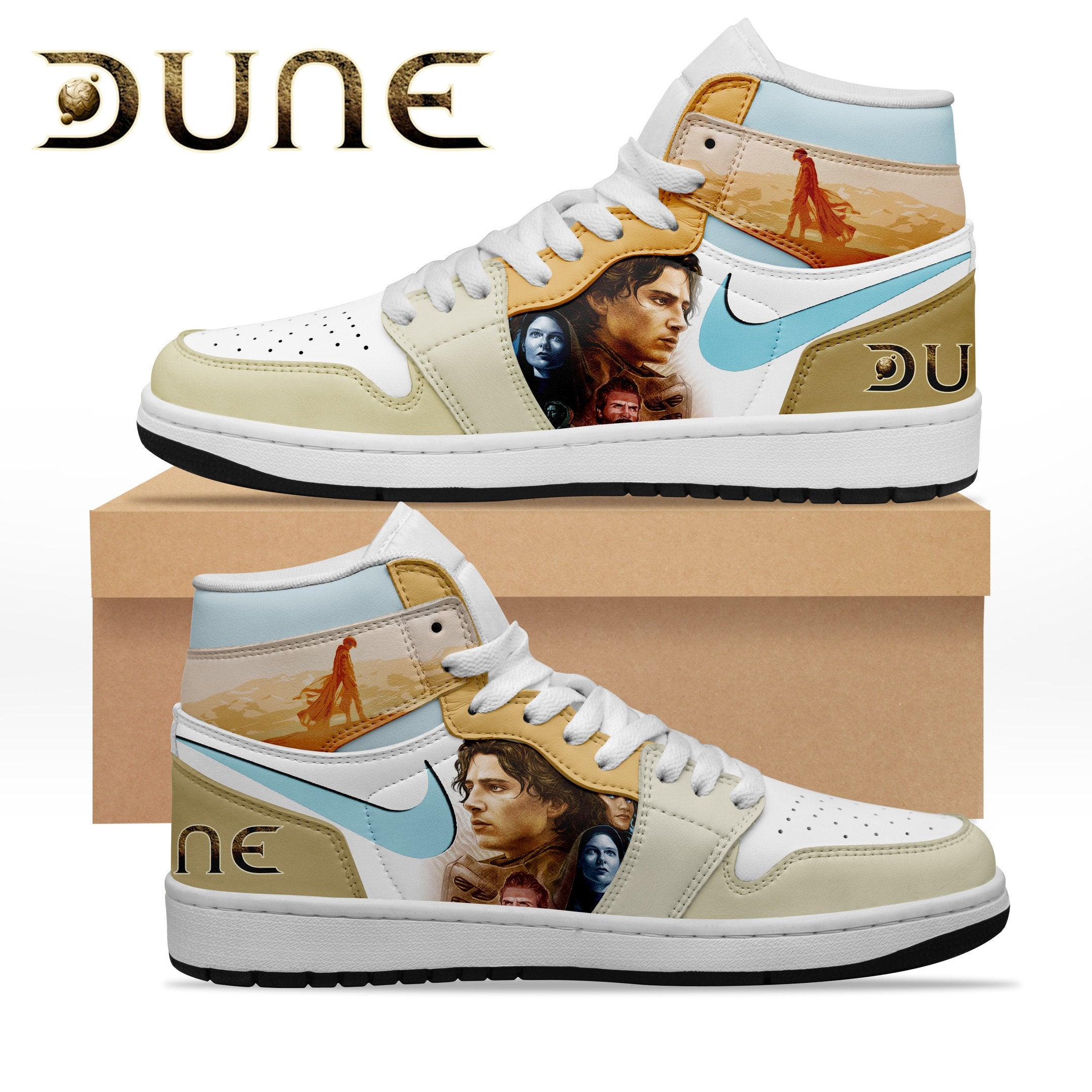 Ideafootwear Dune AJ1 High Sneakers Shoes For Men And Women 4
