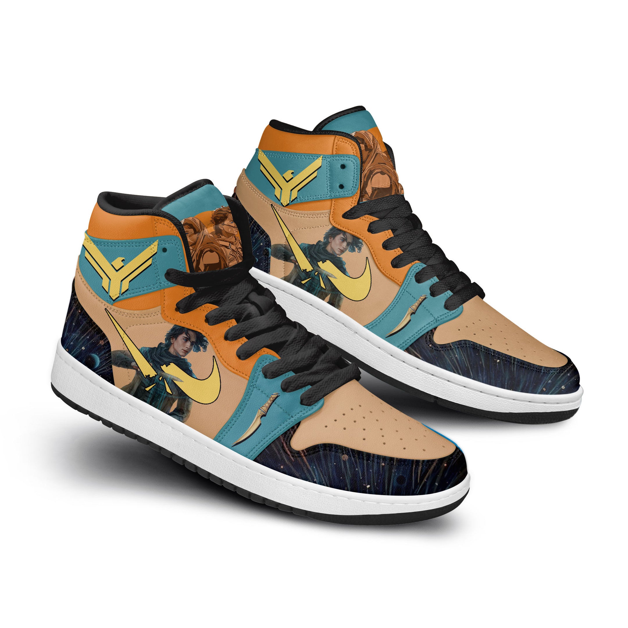 Ideafootwear Dune AJ1 High Sneakers Shoes For Men And Women 3