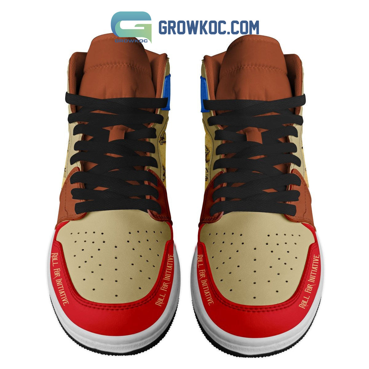 Ideafootwear Dungeons & Dragons Fan Love AJ1 High Sneakers Shoes For Men And Women 1