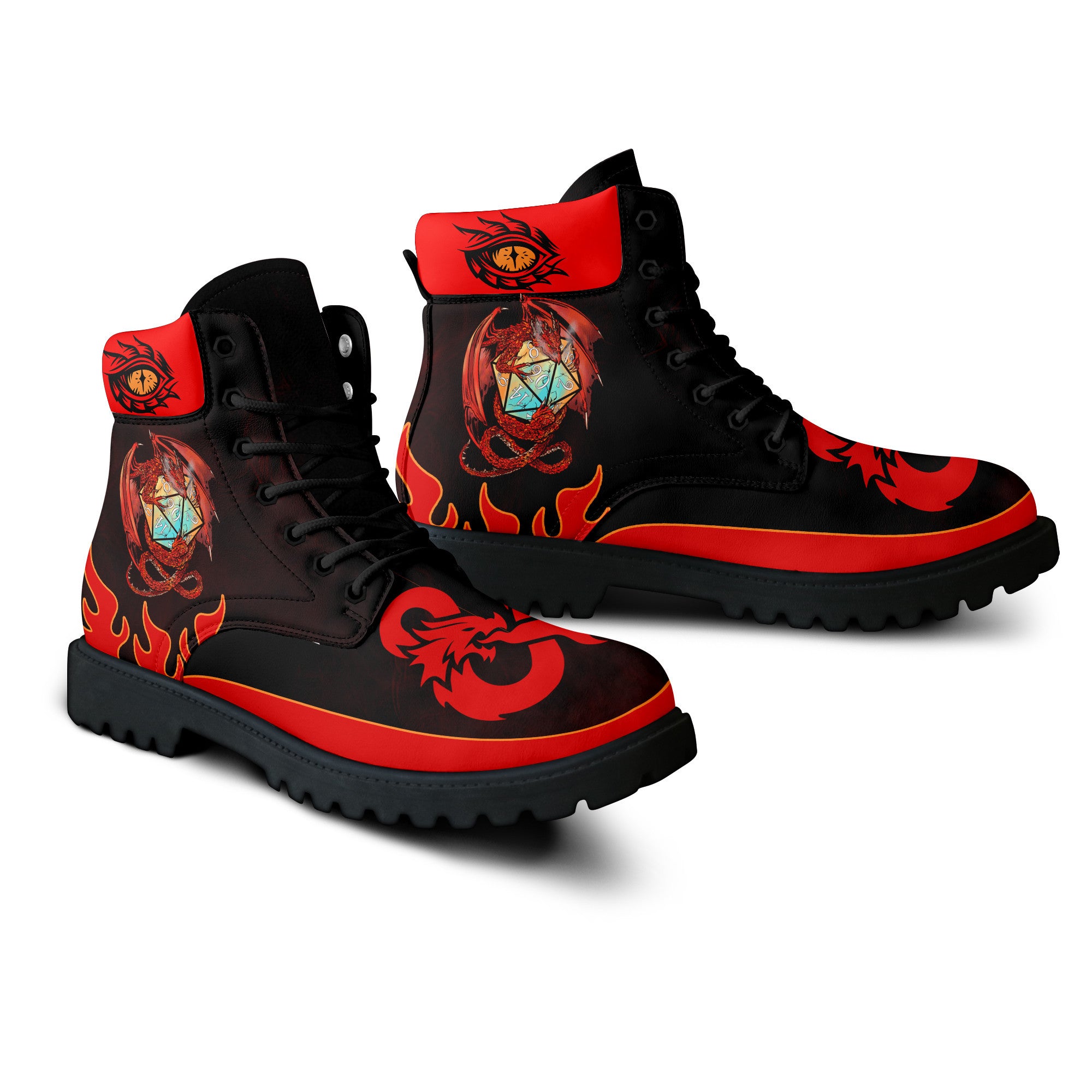 Ideafootwear Dungeons & Dragons AJ1 High Sneakers Shoes For Men And Women 3