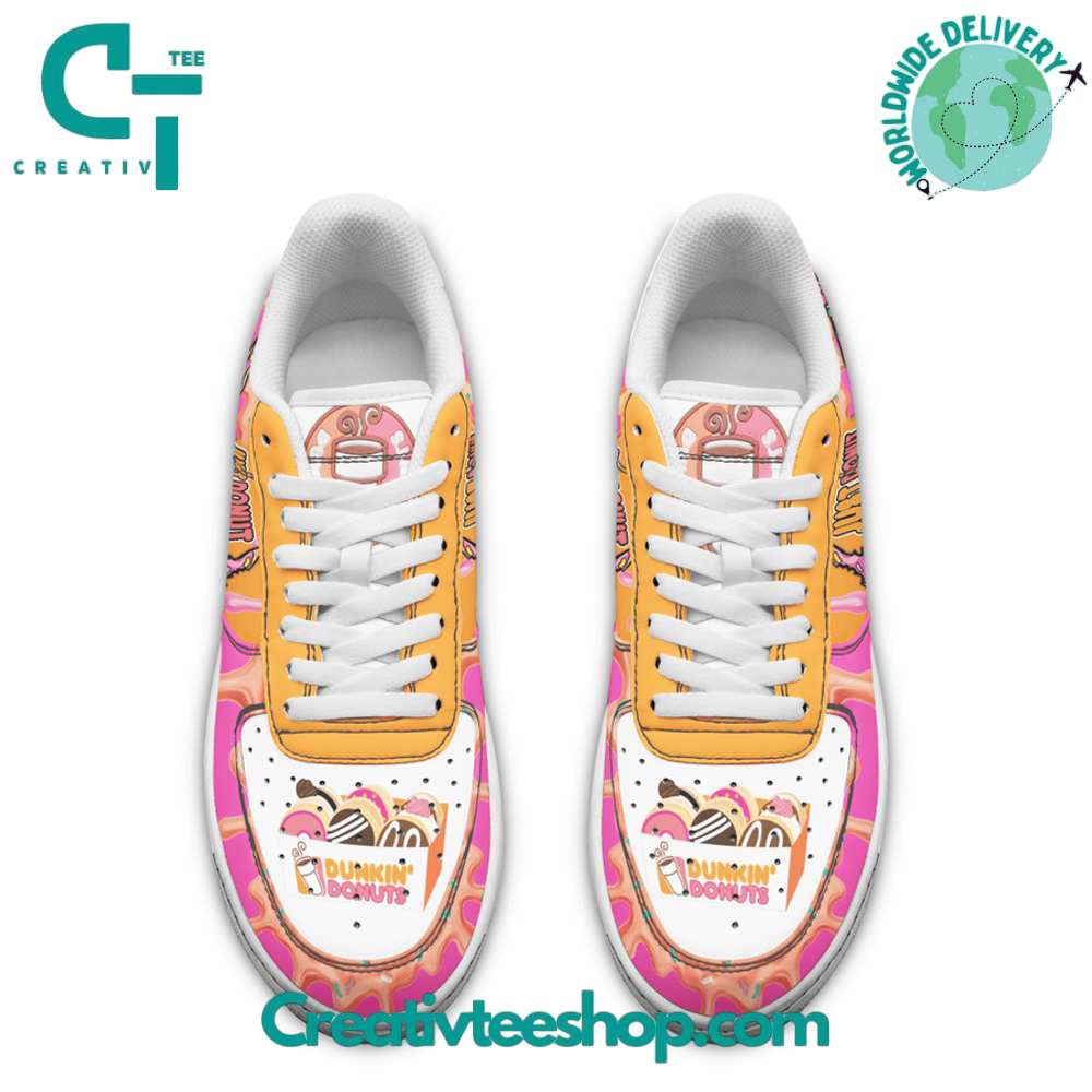 Ideafootwear Dunkin Donuts  Air Low-Top Sneakers Shoes For Men And Women 2