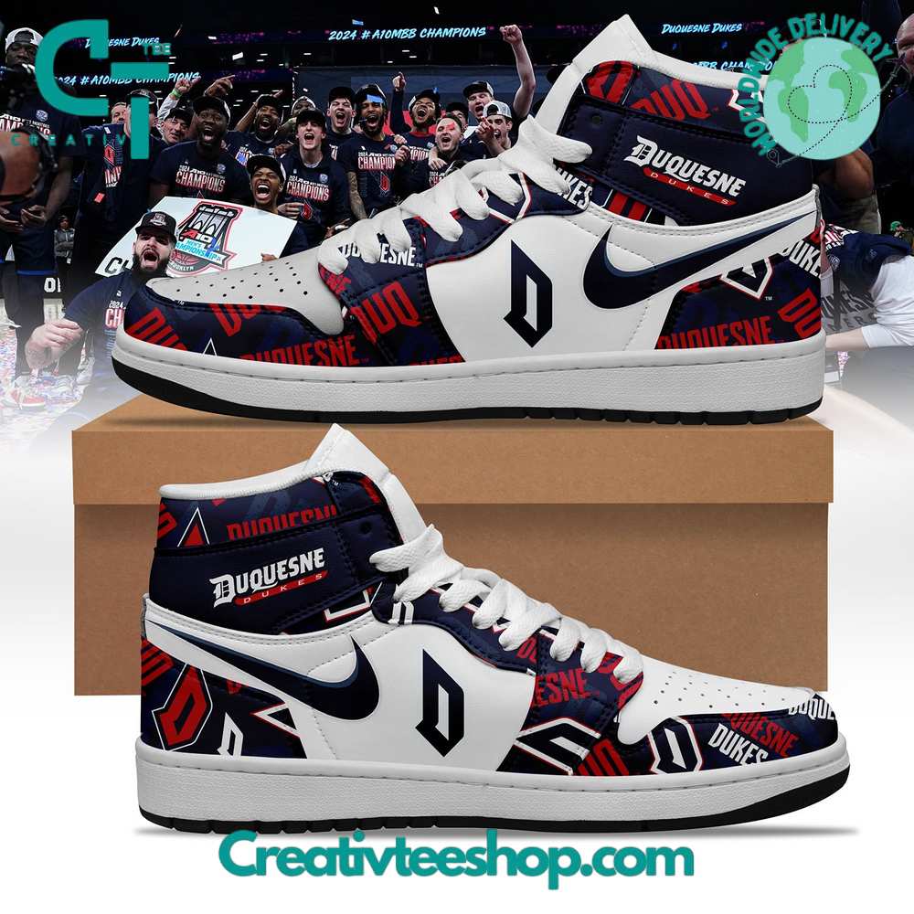 Ideafootwear Duquesne Dukes AJ1 High Sneakers Shoes For Men And Women 1