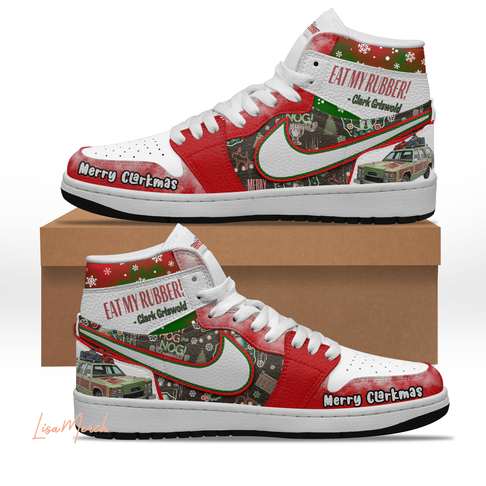 Ideafootwear Eat My Rubber AJ1 High Sneakers Shoes For Men And Women 1