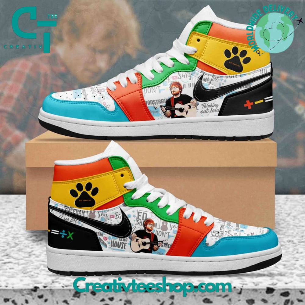 Ideafootwear Ed Sheeran AJ1 High Sneakers Shoes For Men And Women 1