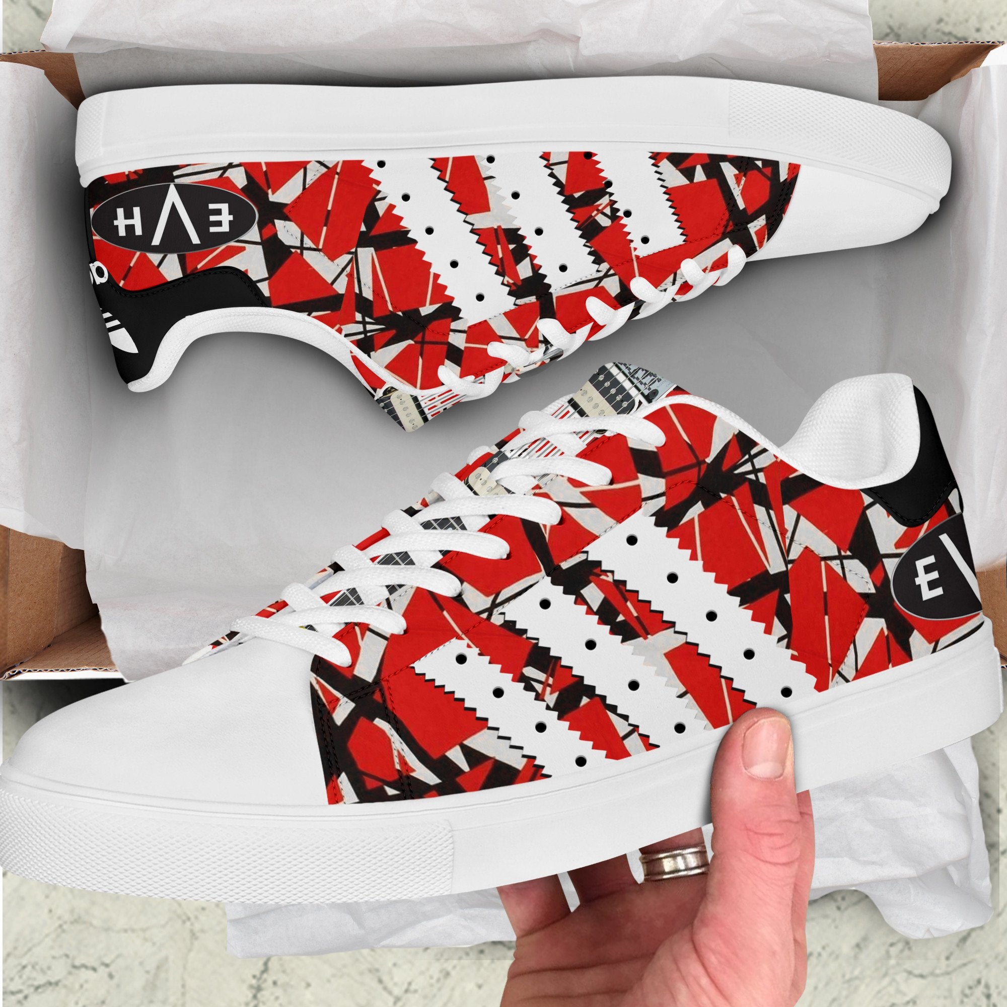 Ideafootwear Eddie Van Halen Skate Stan Shoes Sneakes For Men And Women 1