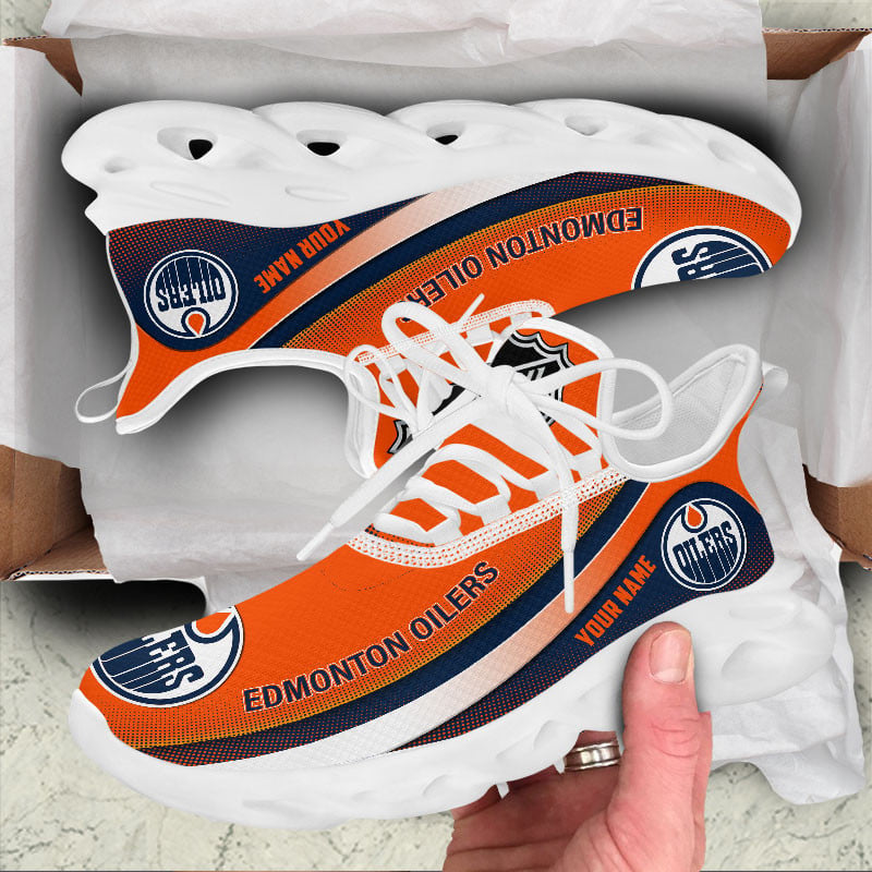 Ideafootwear Edmonton Oilers Max Soul Shoes Sneakers For Men And Women 1