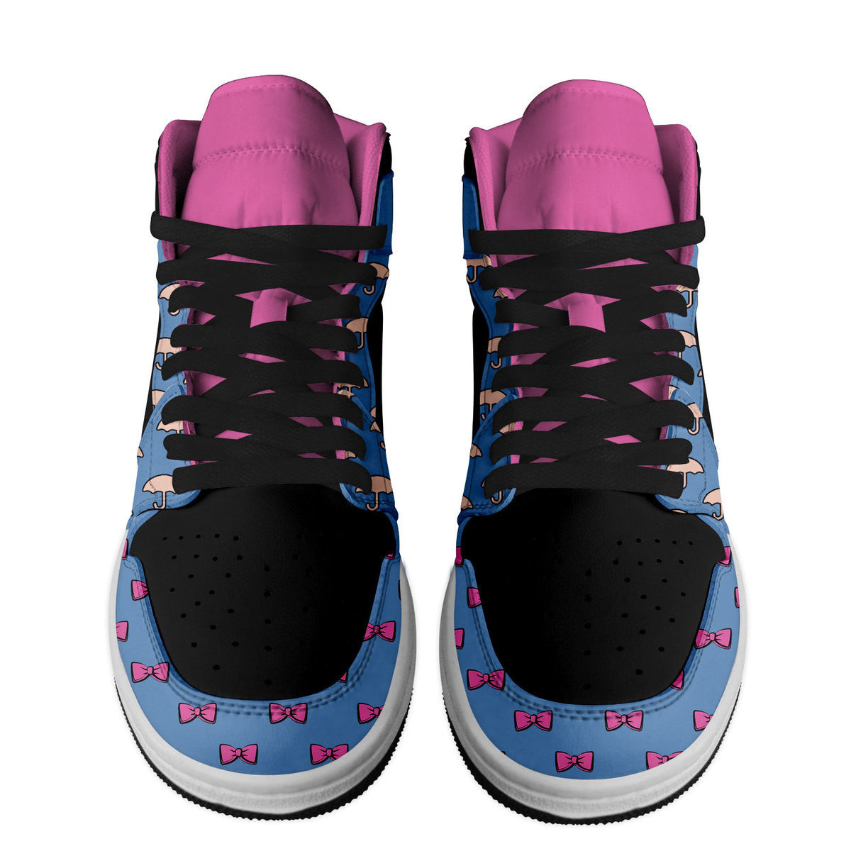Ideafootwear Eeyore AJ1 High Sneakers Shoes For Men And Women 2