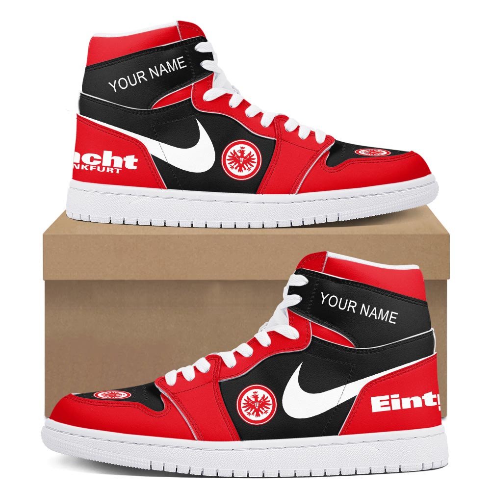 Ideafootwear Eintracht Frankfurt AJ1 High Sneakers Shoes For Men And Women 1