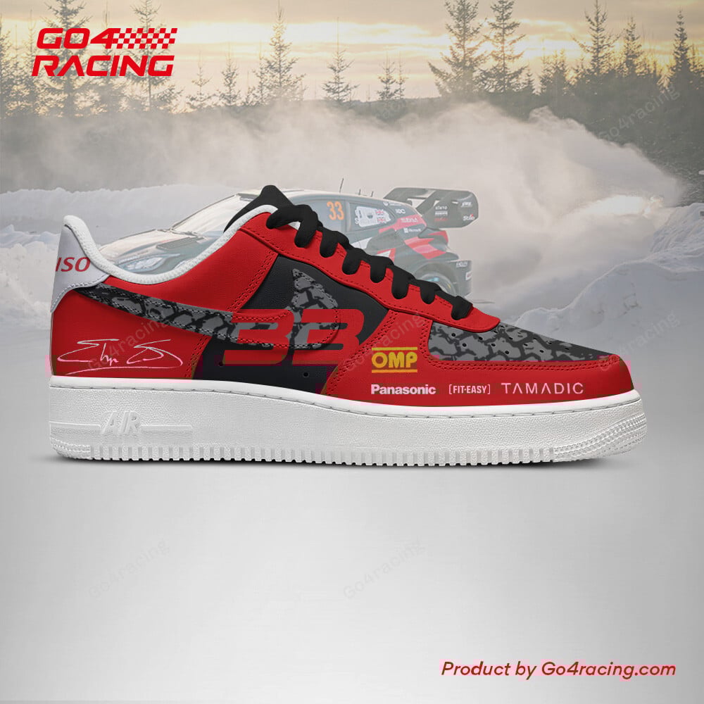 Ideafootwear Elfyn Evans Toyota Gazoo025 Air Low-Top Sneakers Shoes For Men And Women 1