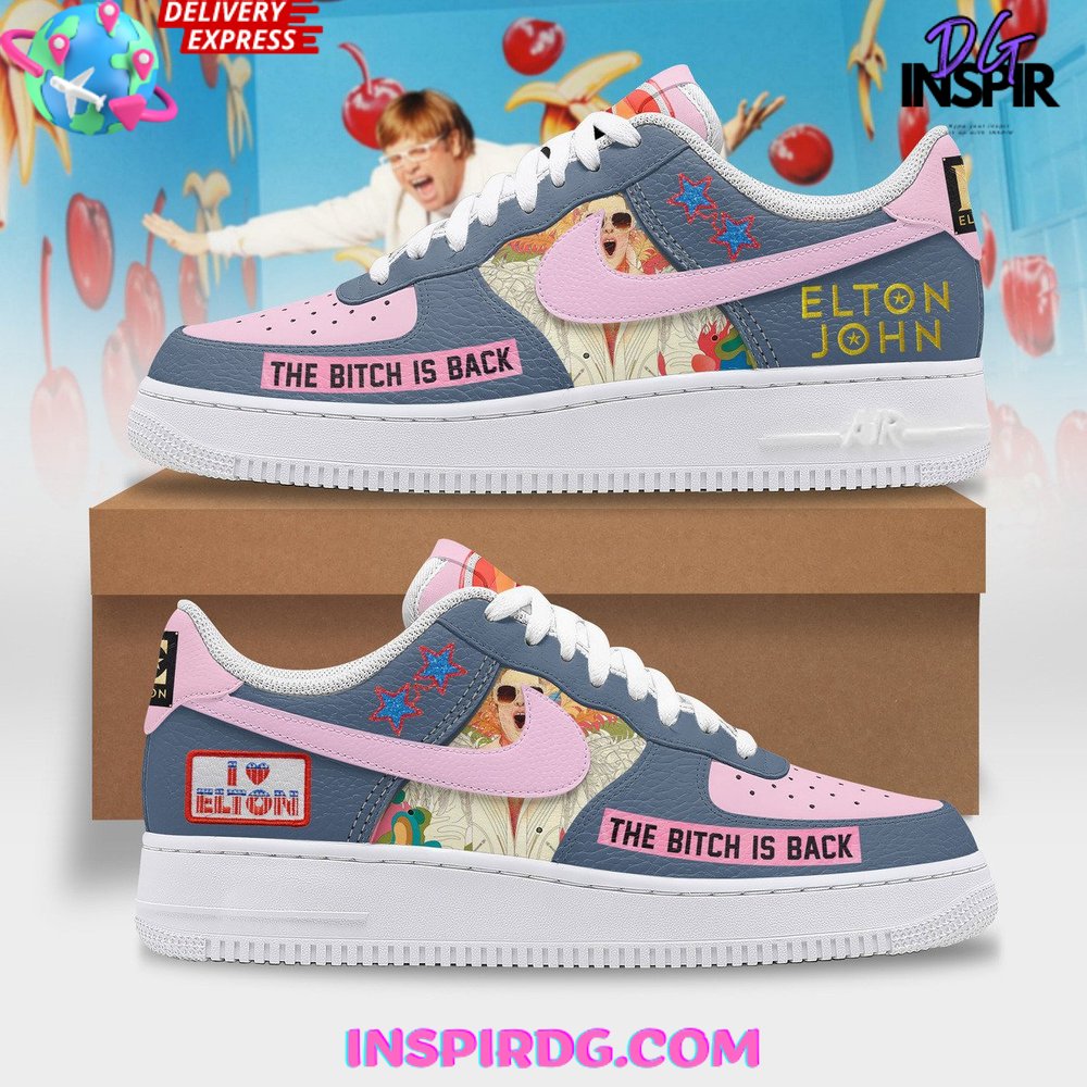 Ideafootwear Elton John Air Low-Top Sneakers Shoes For Men And Women 1
