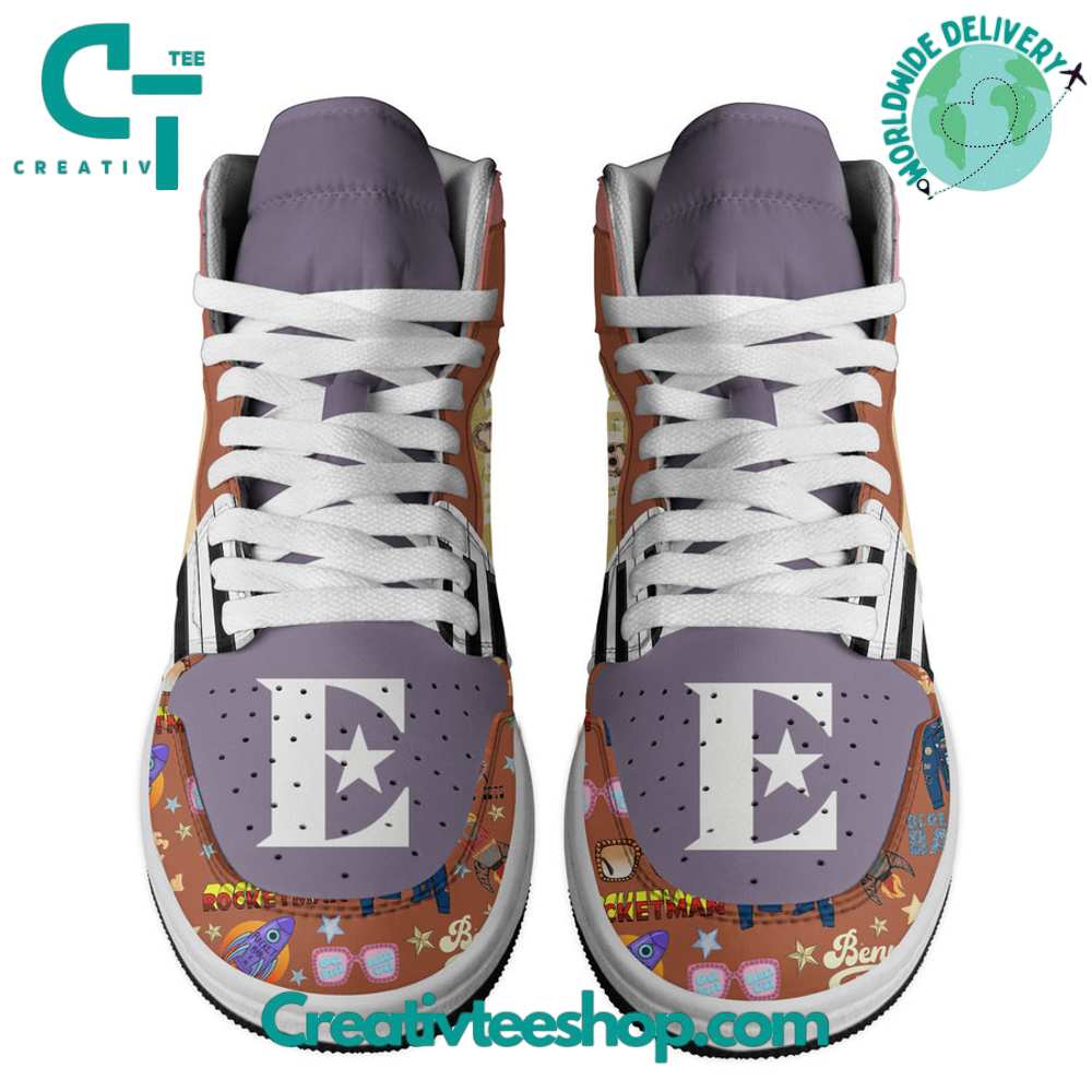 Ideafootwear Elton John AJ1 High Sneakers Shoes For Men And Women 2