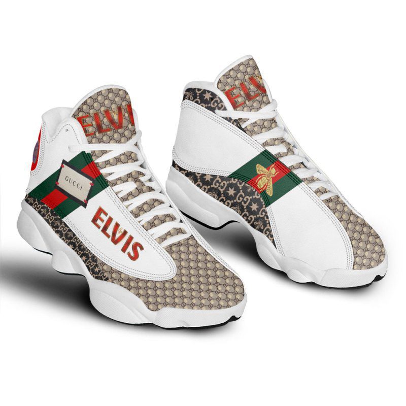 Ideafootwear Elvis Presley AJ13 Sneakers Shoes For Men And Women 2