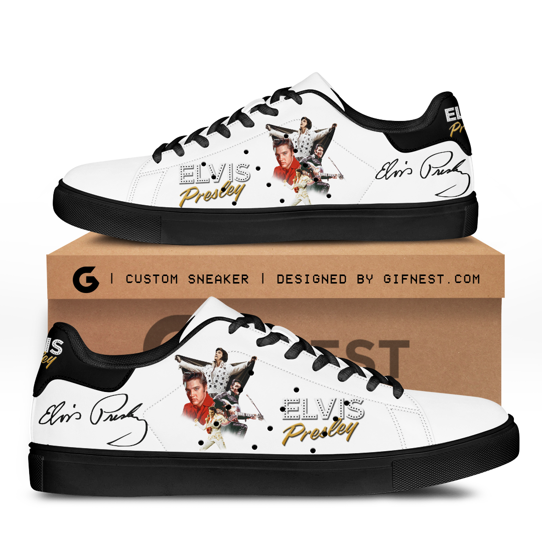 Ideafootwear Elvis Presley Skate Stan Shoes Sneakes For Men And Women 1