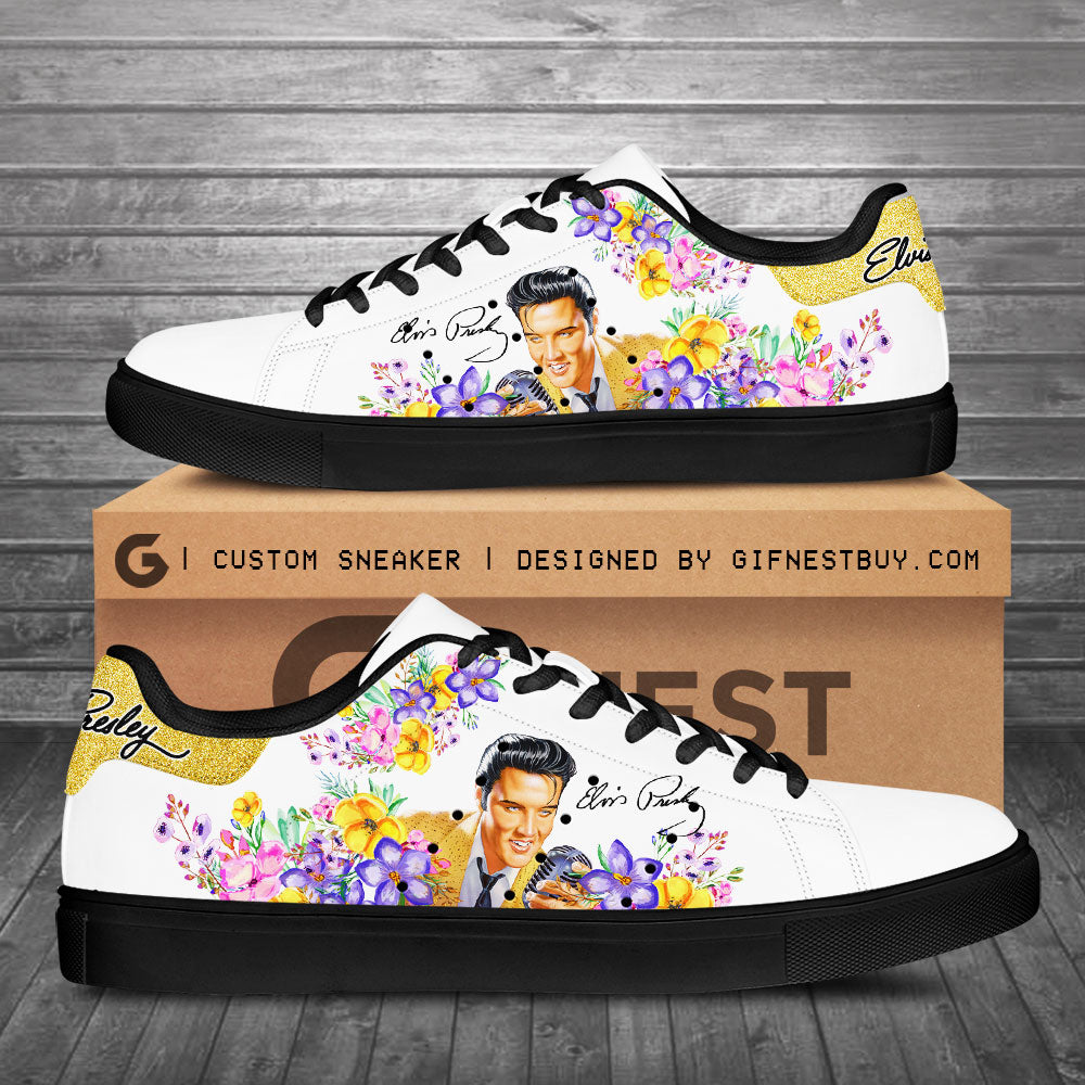 Ideafootwear Elvis Presley Skate Stan Shoes Sneakes For Men And Women 2