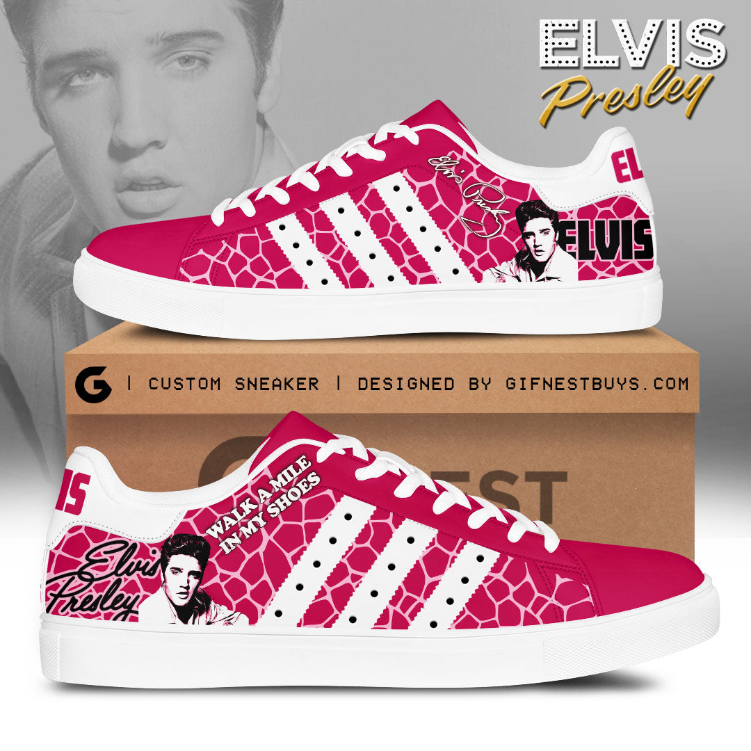 Ideafootwear Elvis Presley Skate Stan Shoes Sneakes For Men And Women 6