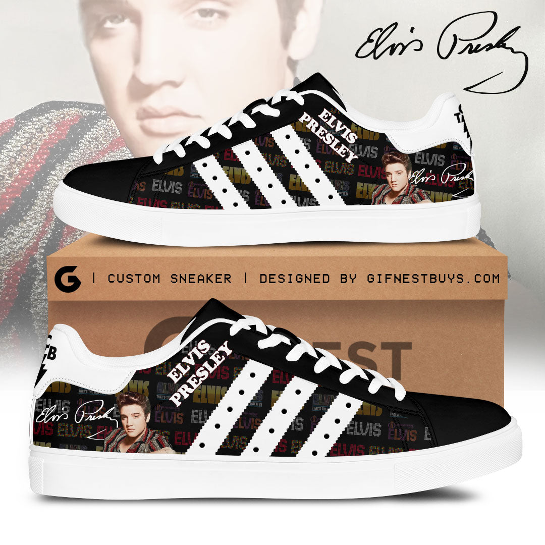 Ideafootwear Elvis Presley Skate Stan Shoes Sneakes For Men And Women 8