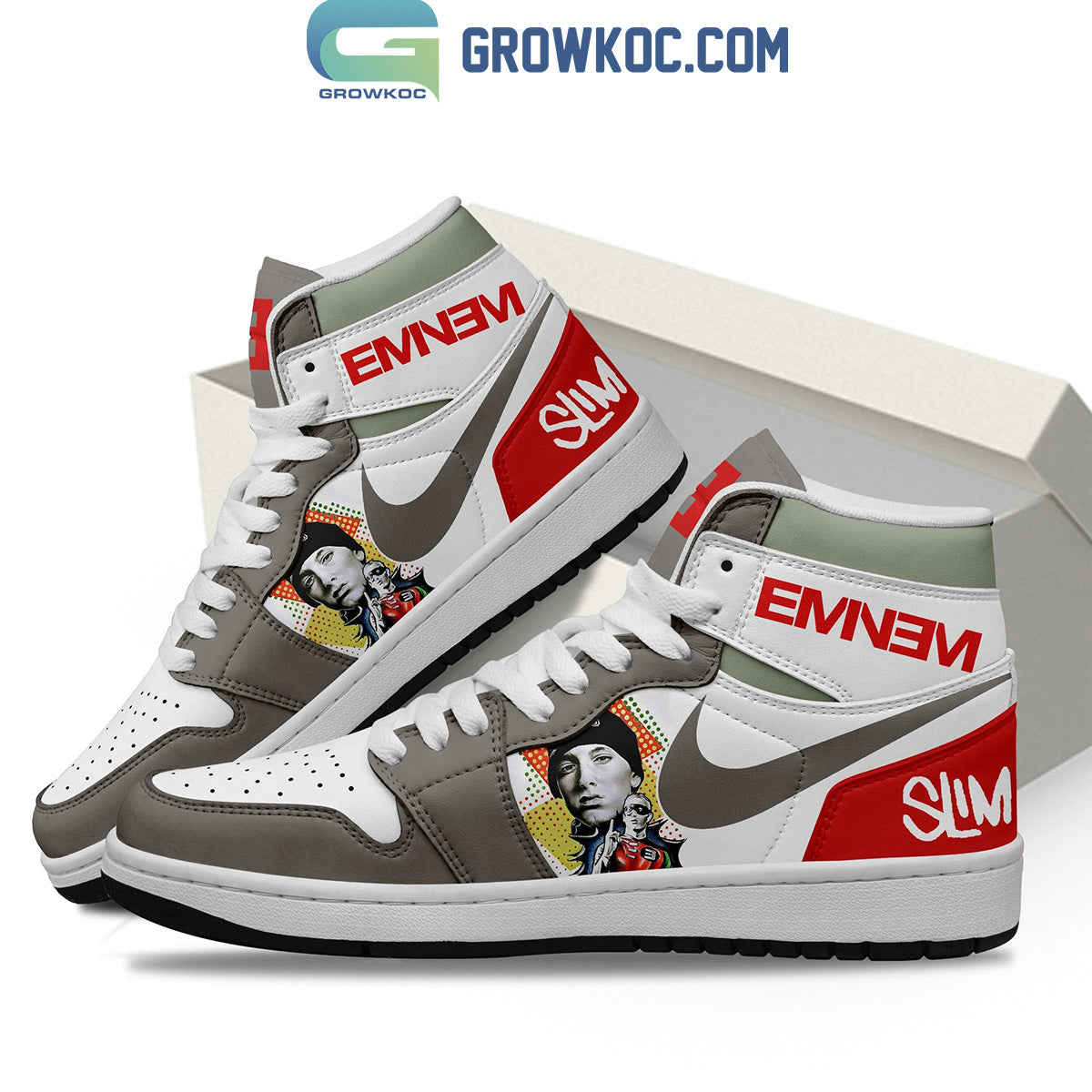 Ideafootwear Eminem AJ1 High Sneakers Shoes For Men And Women 10
