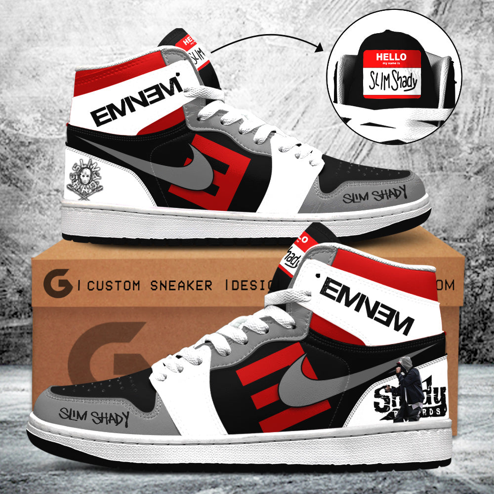 Ideafootwear Eminem AJ1 High Sneakers Shoes For Men And Women 7