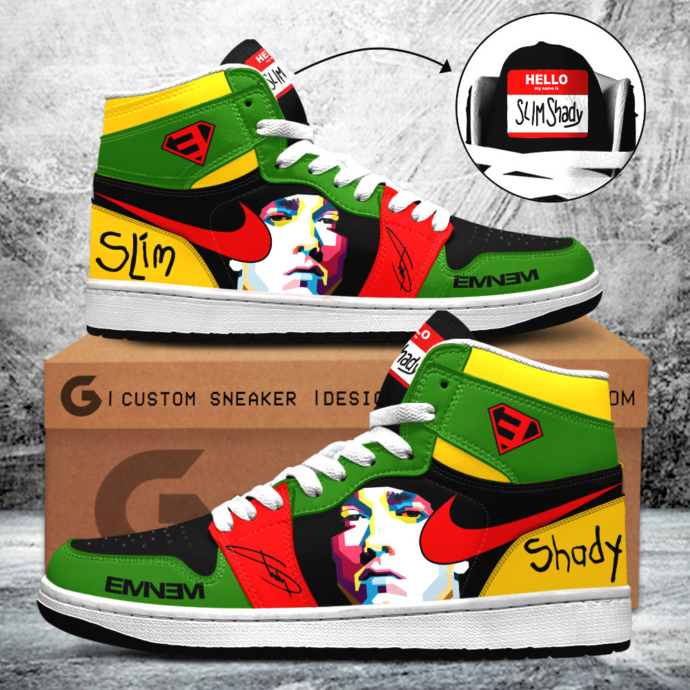 Ideafootwear Eminem AJ1 High Sneakers Shoes For Men And Women 9