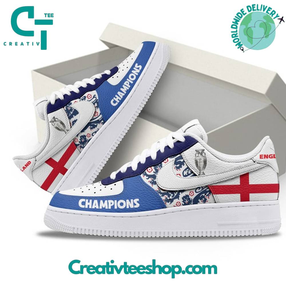 Ideafootwear England National Football Team  Air Low-Top Sneakers Shoes For Men And Women 1