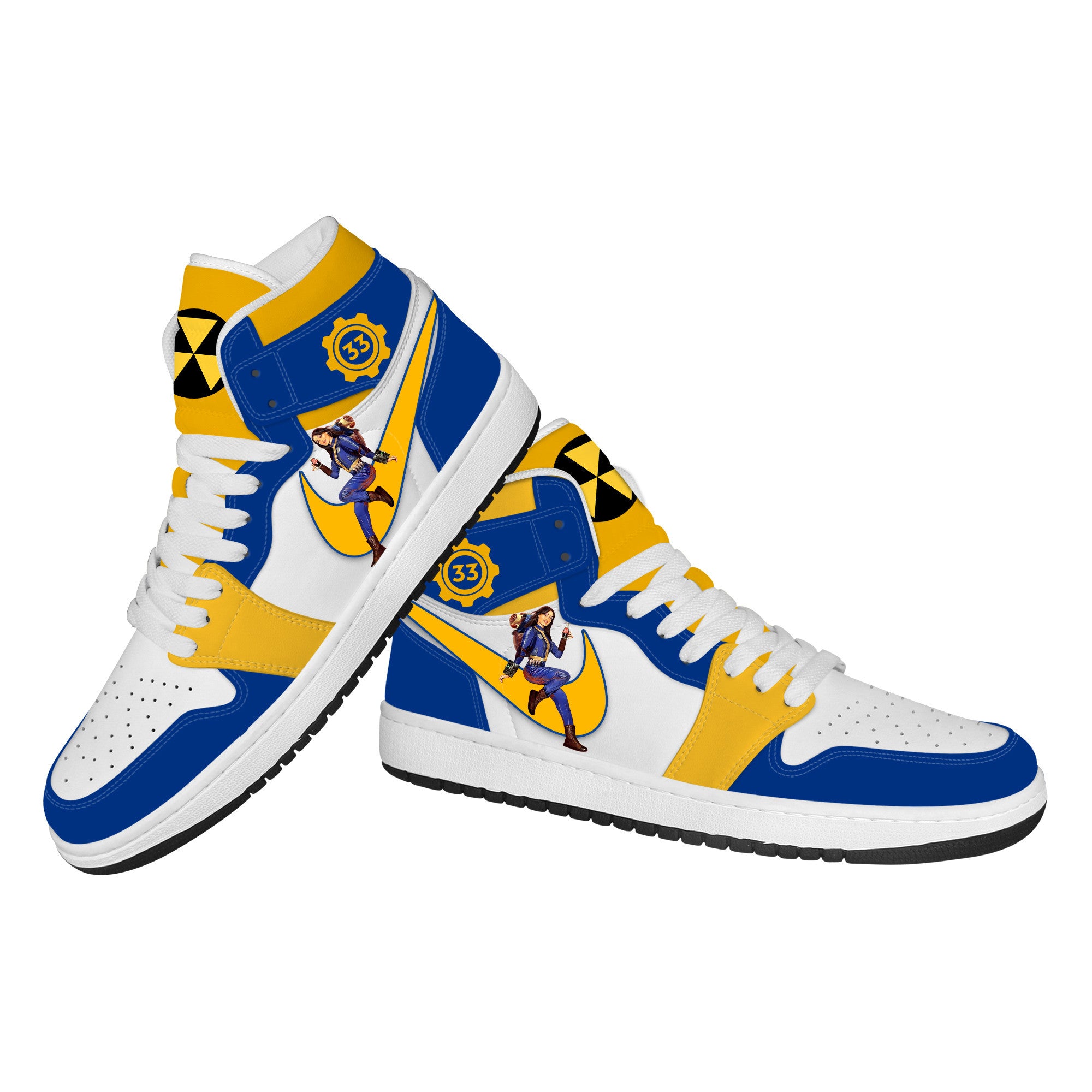 Ideafootwear Fallout AJ1 High Sneakers Shoes For Men And Women 8