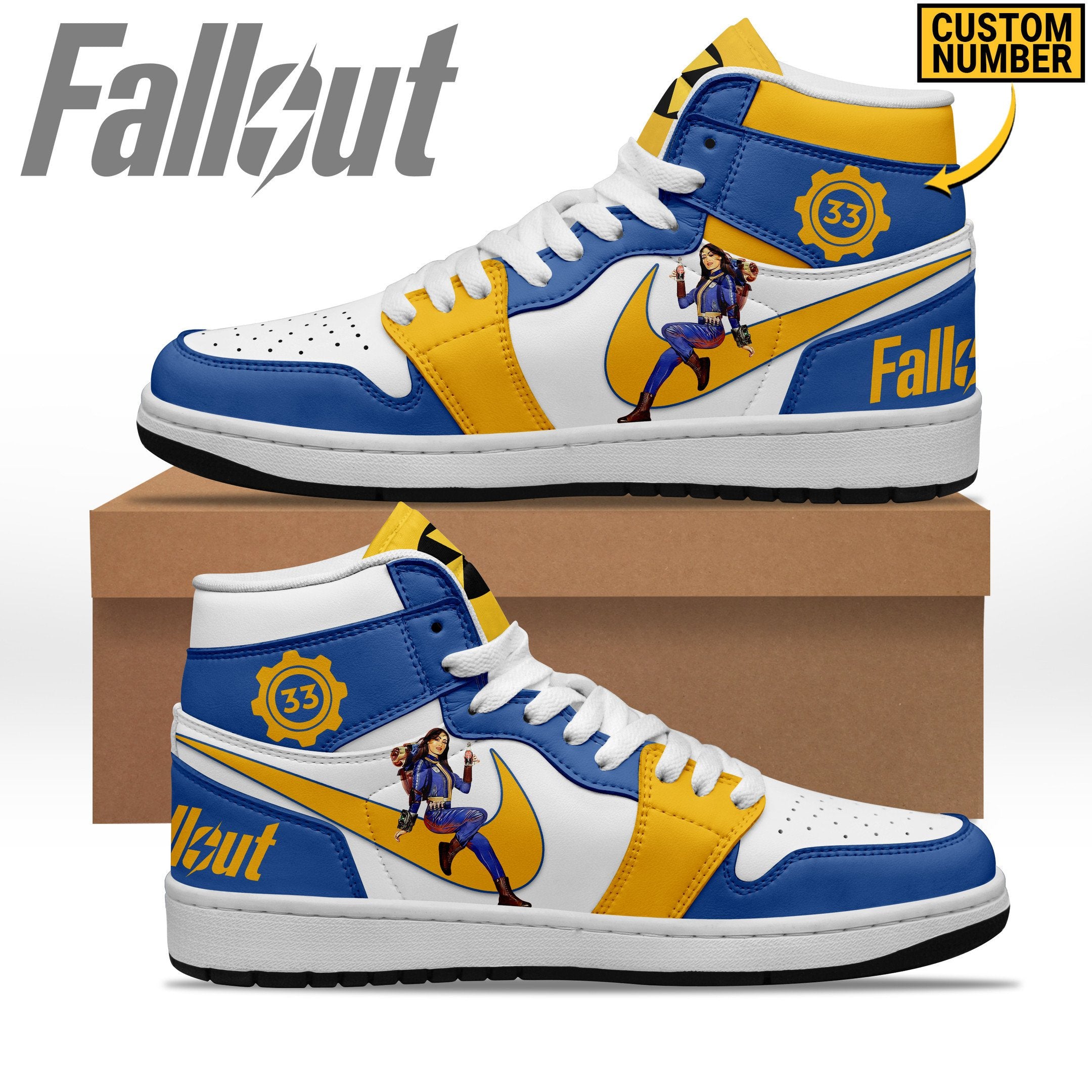 Ideafootwear Fallout AJ1 High Sneakers Shoes For Men And Women 8