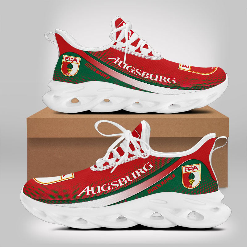 Ideafootwear FC Augsburg Max Soul Shoes Sneakers For Men And Women 1
