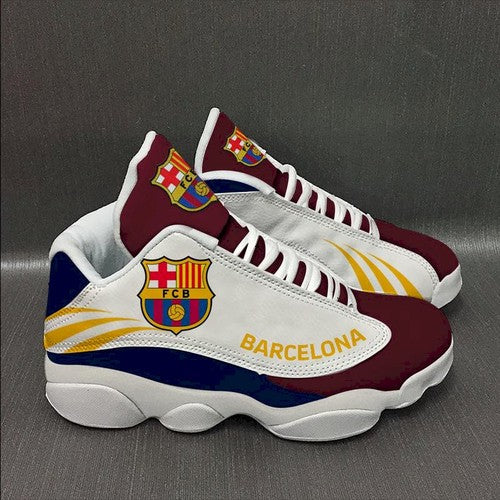 Ideafootwear FC Barcelona AJ13 Sneakers Shoes For Men And Women 2