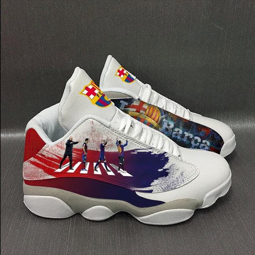 Ideafootwear FC Barcelona AJ13 Sneakers Shoes For Men And Women 1