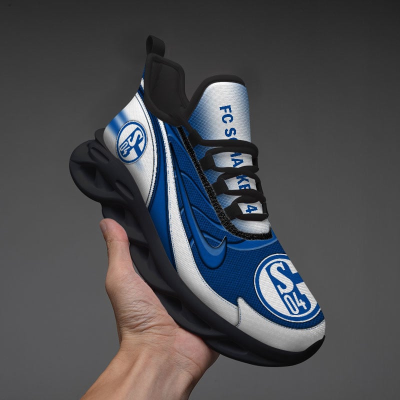 Ideafootwear FC Schalke 04 Max Soul Shoes Sneakers For Men And Women 4