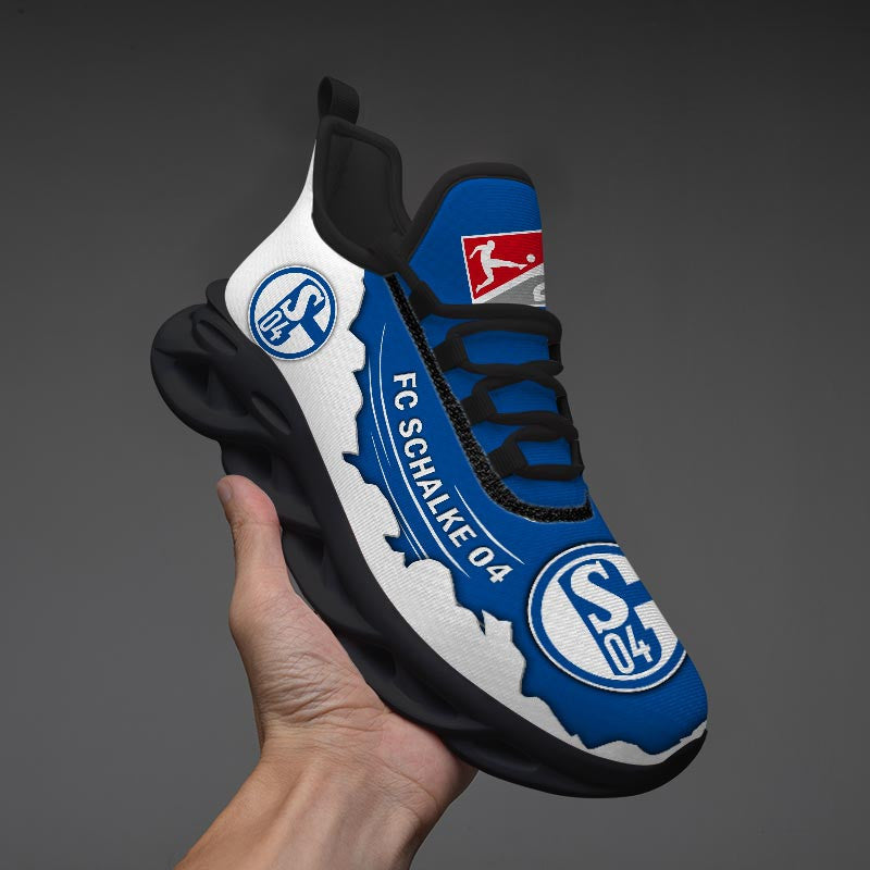 Ideafootwear FC Schalke 04 Max Soul Shoes Sneakers For Men And Women 3