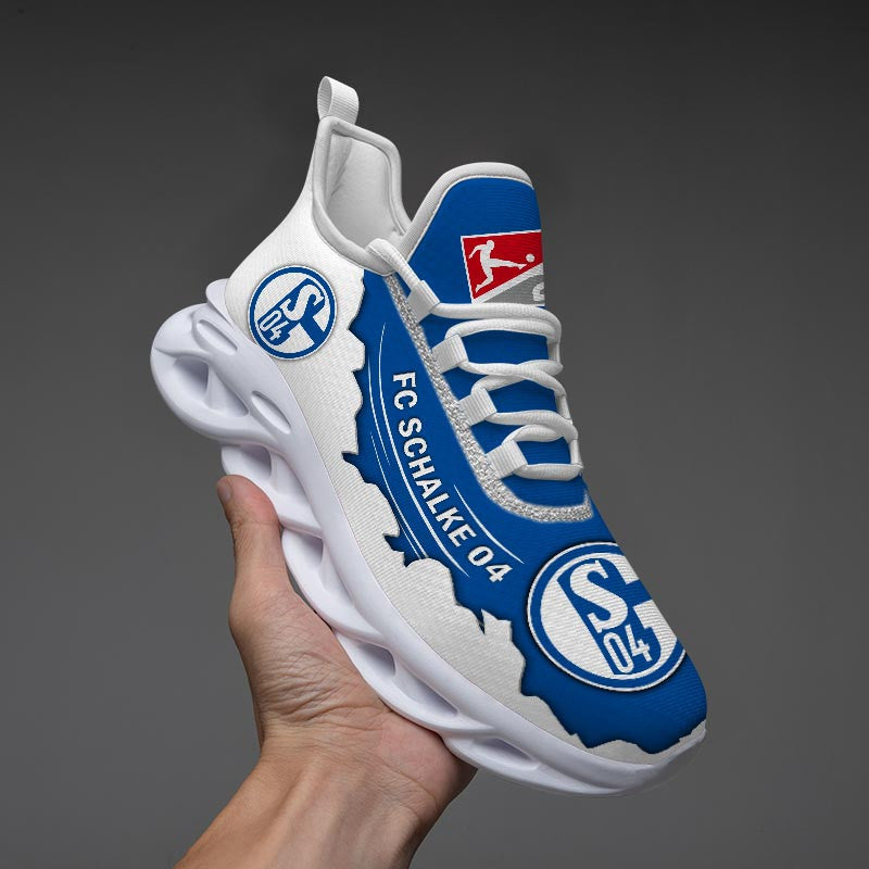 Ideafootwear FC Schalke 04 Max Soul Shoes Sneakers For Men And Women 3