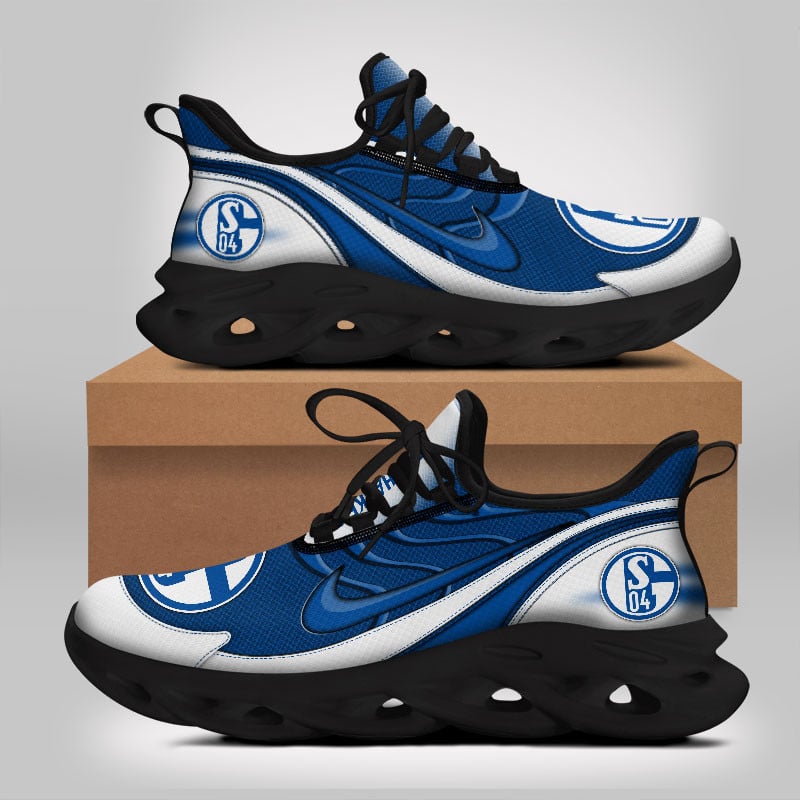 Ideafootwear FC Schalke 04 Max Soul Shoes Sneakers For Men And Women 4