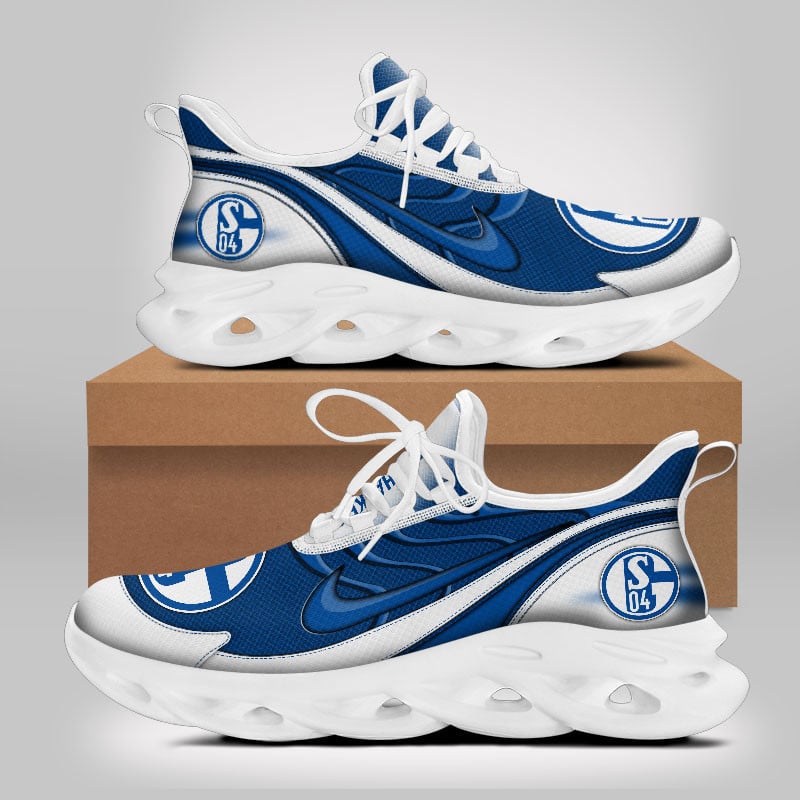 Ideafootwear FC Schalke 04 Max Soul Shoes Sneakers For Men And Women 4