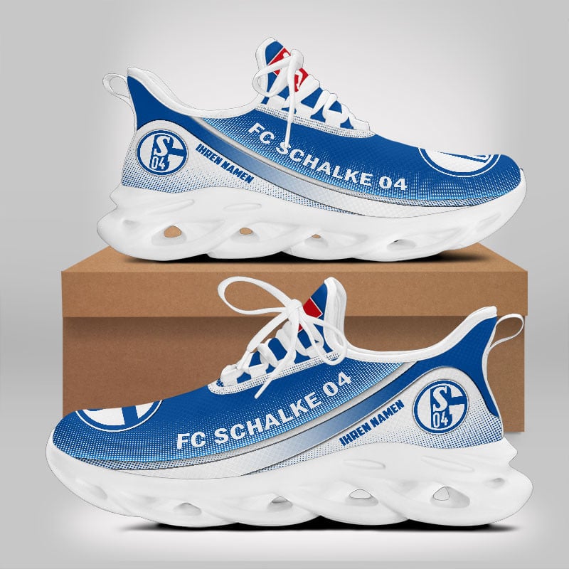 Ideafootwear FC Schalke 04 Max Soul Shoes Sneakers For Men And Women 1