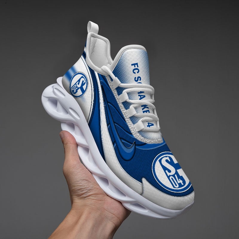 Ideafootwear FC Schalke 04 Max Soul Shoes Sneakers For Men And Women 4