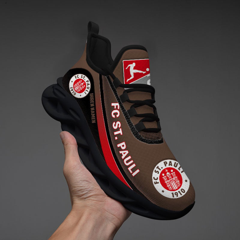 Ideafootwear FC St. Pauli Max Soul Shoes Sneakers For Men And Women 1