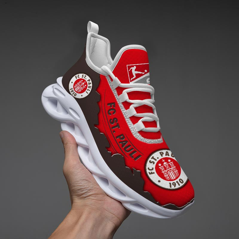 Ideafootwear FC St. Pauli Max Soul Shoes Sneakers For Men And Women 3