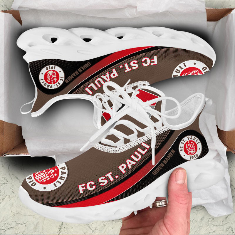 Ideafootwear FC St. Pauli Max Soul Shoes Sneakers For Men And Women 1