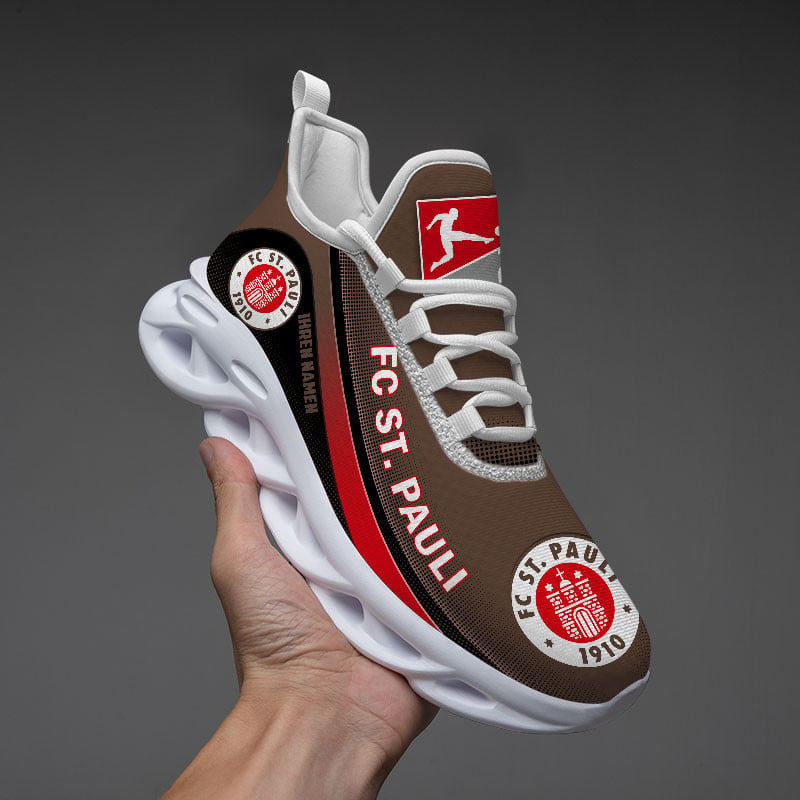 Ideafootwear FC St. Pauli Max Soul Shoes Sneakers For Men And Women 1