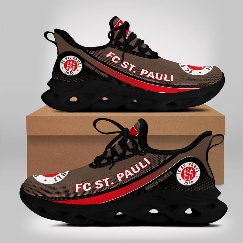 Ideafootwear FC St. Pauli Max Soul Shoes Sneakers For Men And Women 1