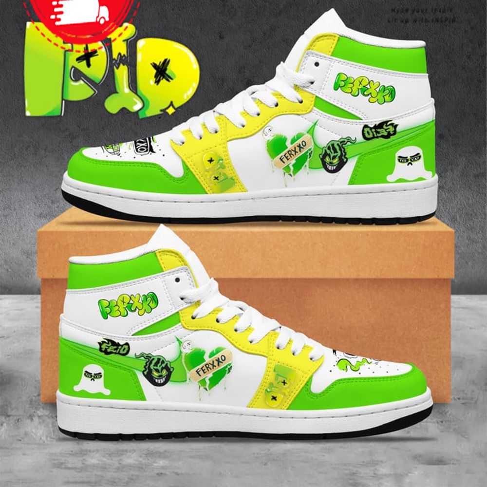 Ideafootwear Feid AJ1 High Sneakers Shoes For Men And Women 3