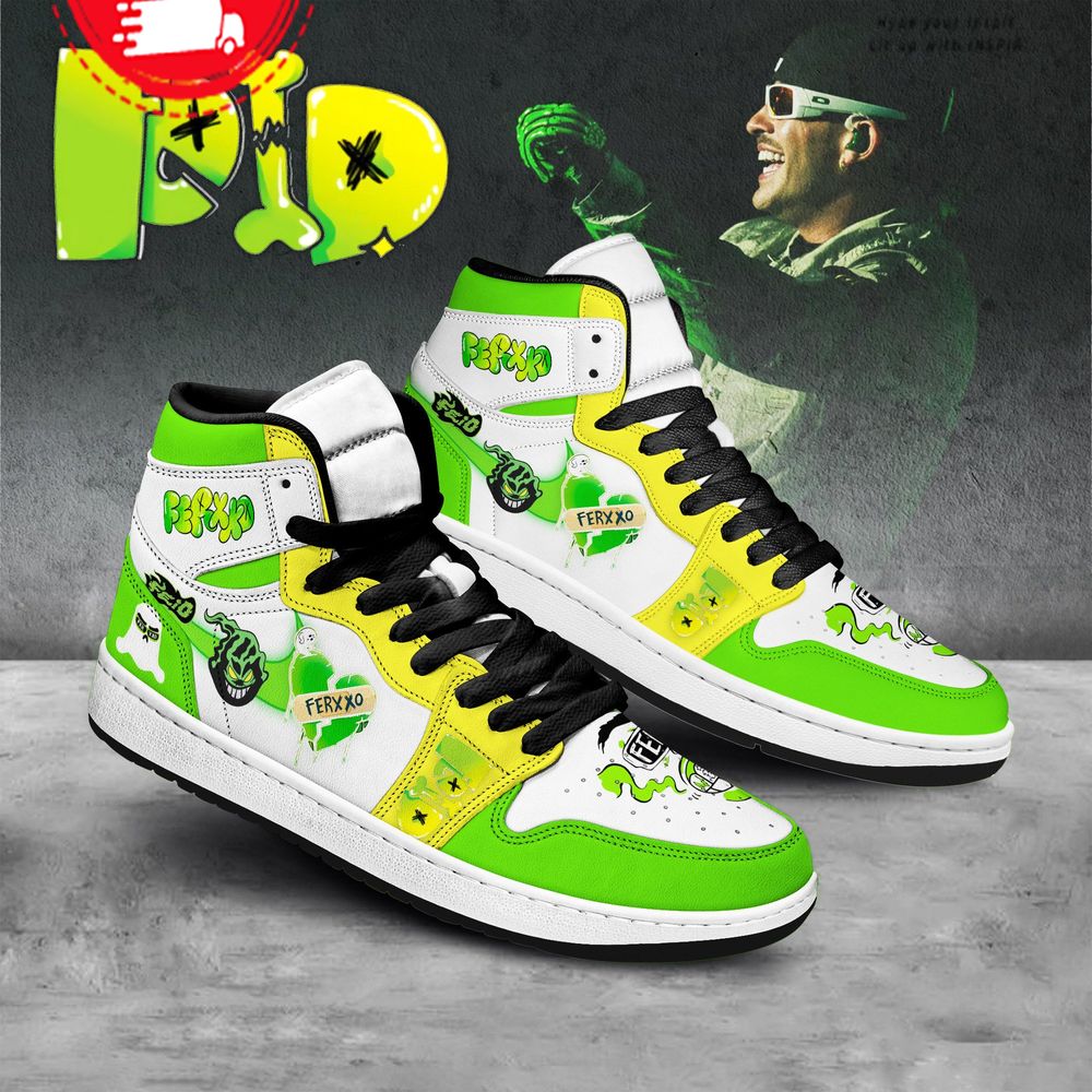 Ideafootwear Feid AJ1 High Sneakers Shoes For Men And Women 3