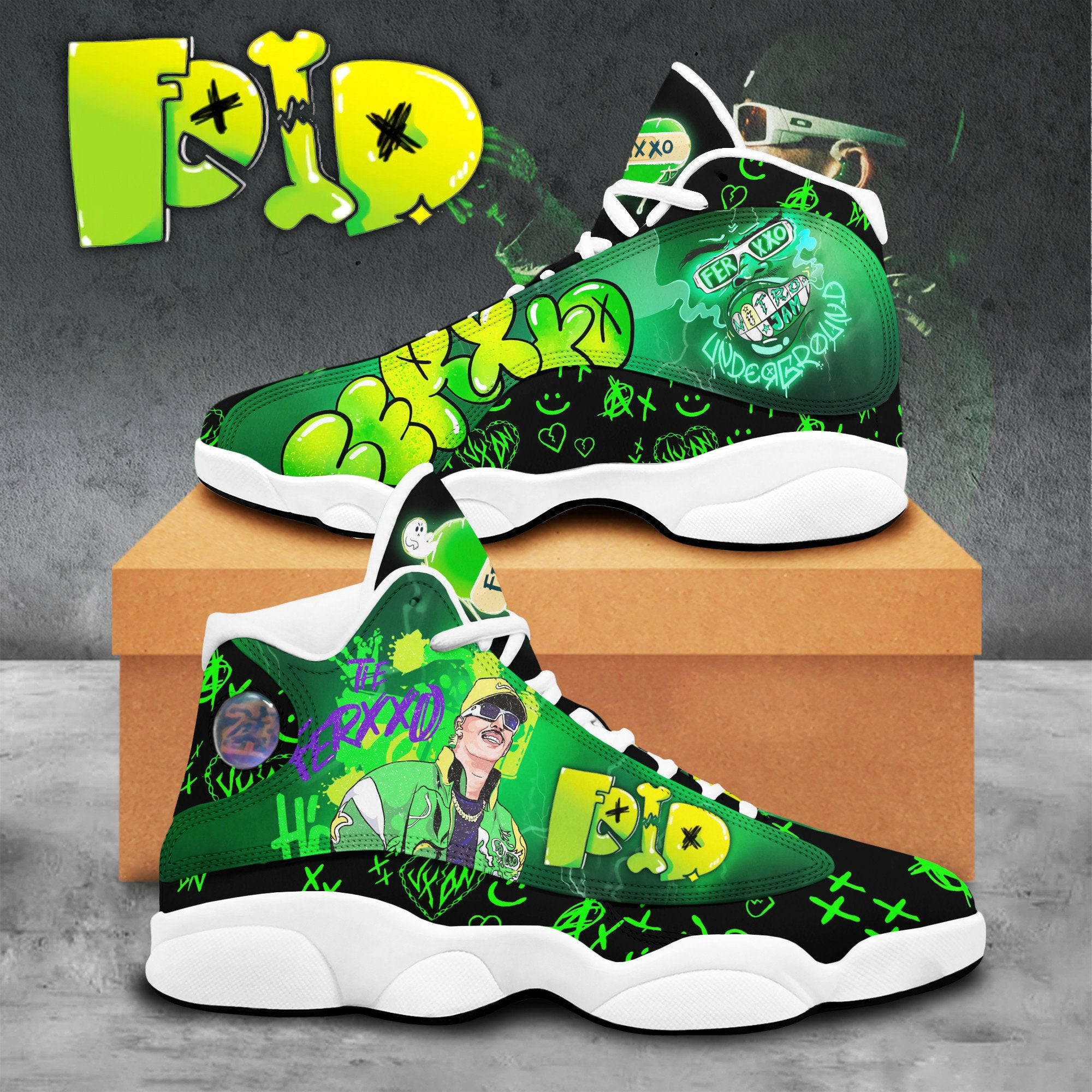 Ideafootwear Feid AJ13 Sneakers Shoes For Men And Women 2
