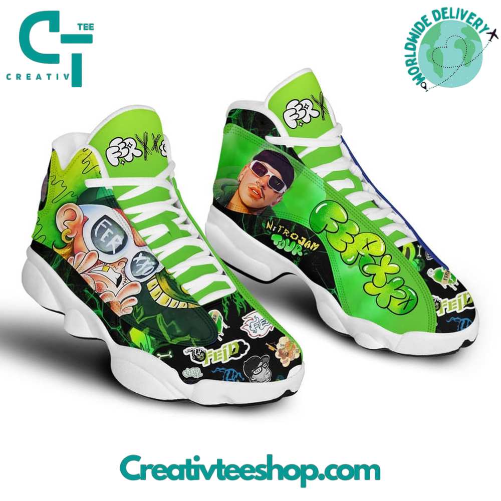 Ideafootwear Feid Ferxxo NItro Jam Tour  AJ13 Sneakers Shoes For Men And Women 1