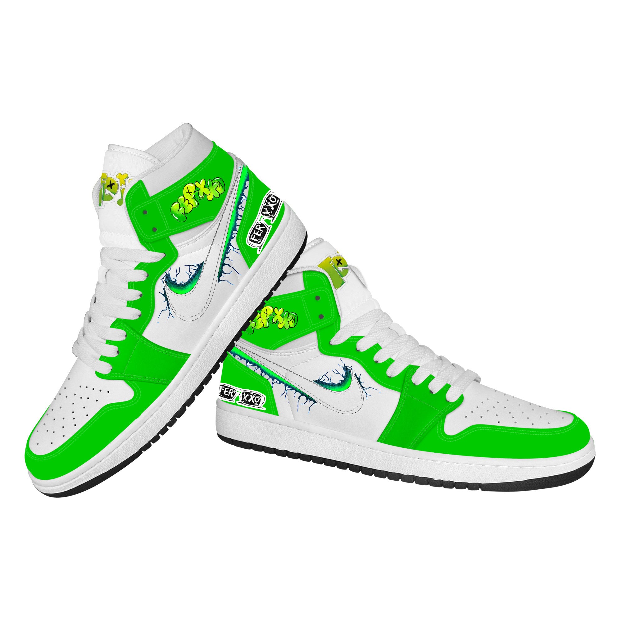 Ideafootwear Ferxxo Feid AJ1 High Sneakers Shoes For Men And Women 1