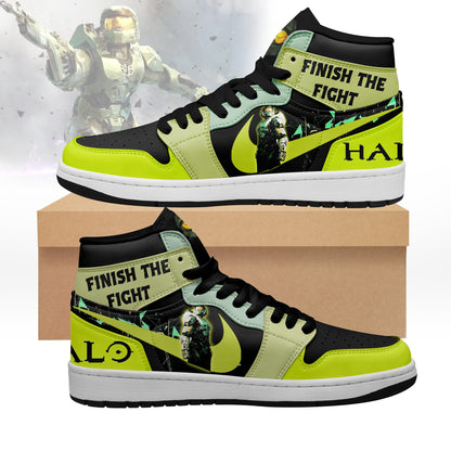 Ideafootwear Finish The Fight Halo AJ1 High Sneakers Shoes For Men And Women 1