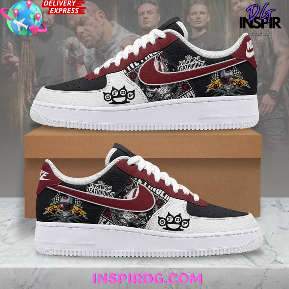 Ideafootwear Five Finger Death Punch Air Low-Top Sneakers Shoes For Men And Women 2
