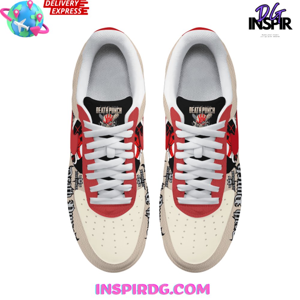 Ideafootwear Five Finger Death Punch Air Low-Top Sneakers Shoes For Men And Women 1